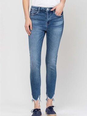 Vervet high rise ankle skinny jeans, 32
